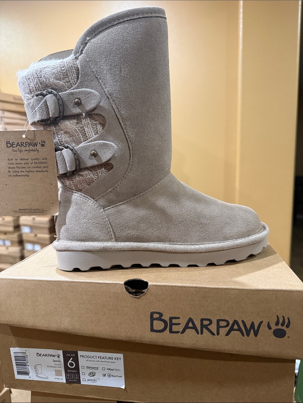 Bearpaw Jenni Mushroom boots